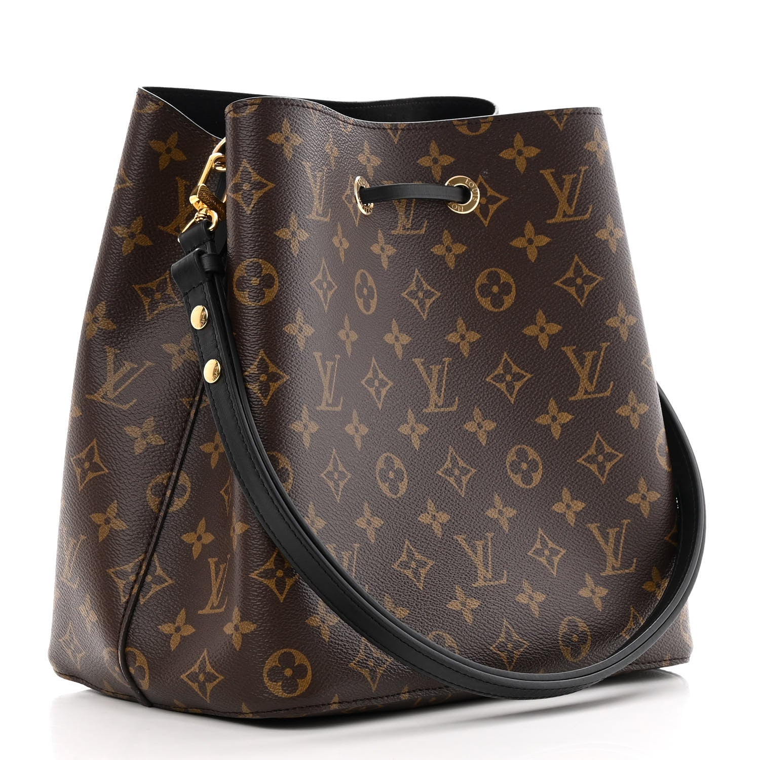 Louis Vuitton Monogram Neonoe MM Black 3 of 11
