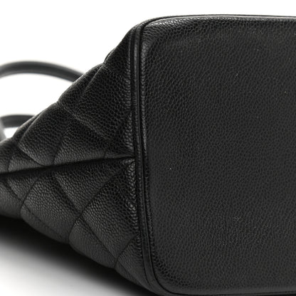 Chanel Caviar Quilted Medallion Tote Black 17 of 19