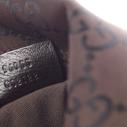 Gucci Nylon Monogram Hobo Dark Brown 6 of 14