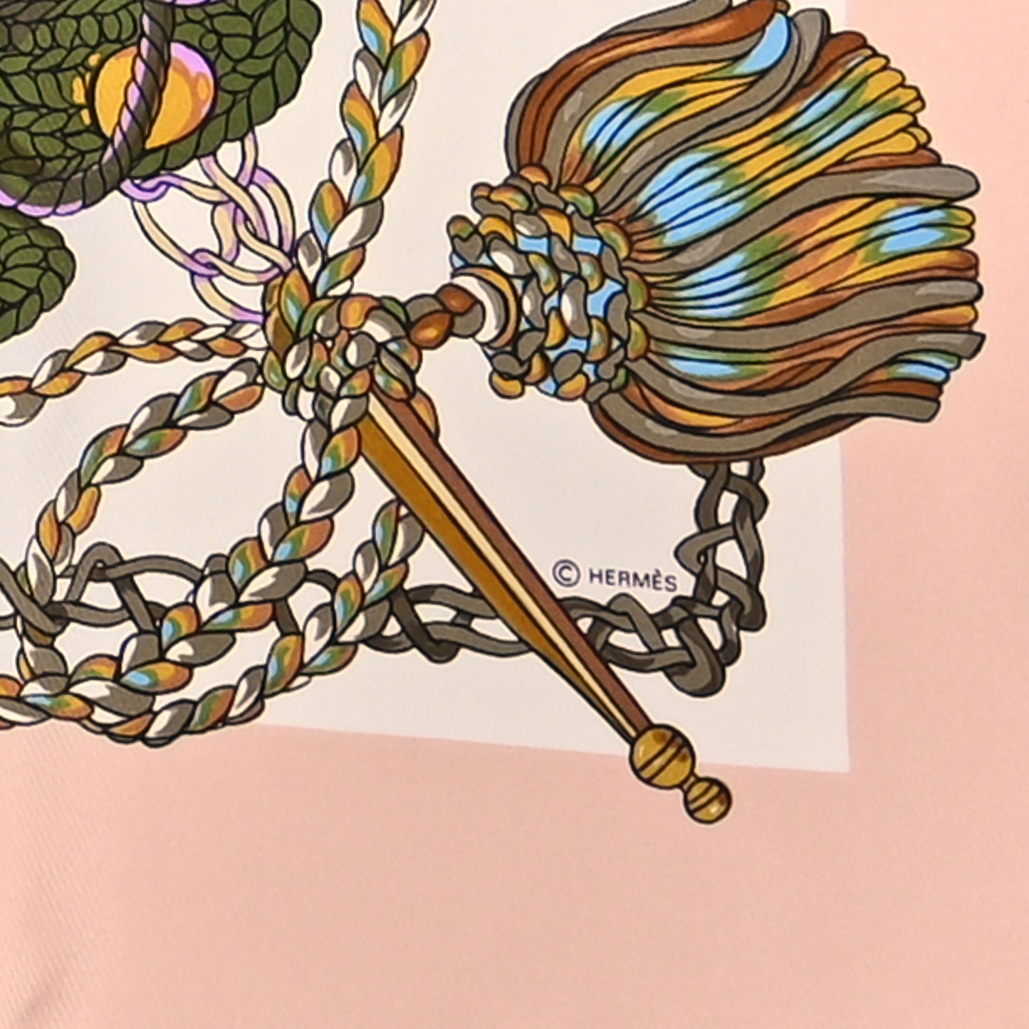 Silk Le Timbalier Scarf 90