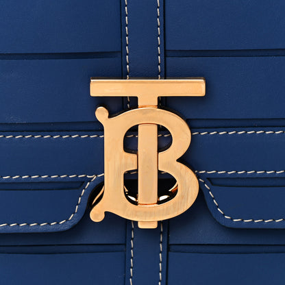 Burberry Calfskin Small TB Bag Ink Navy 6 of 10