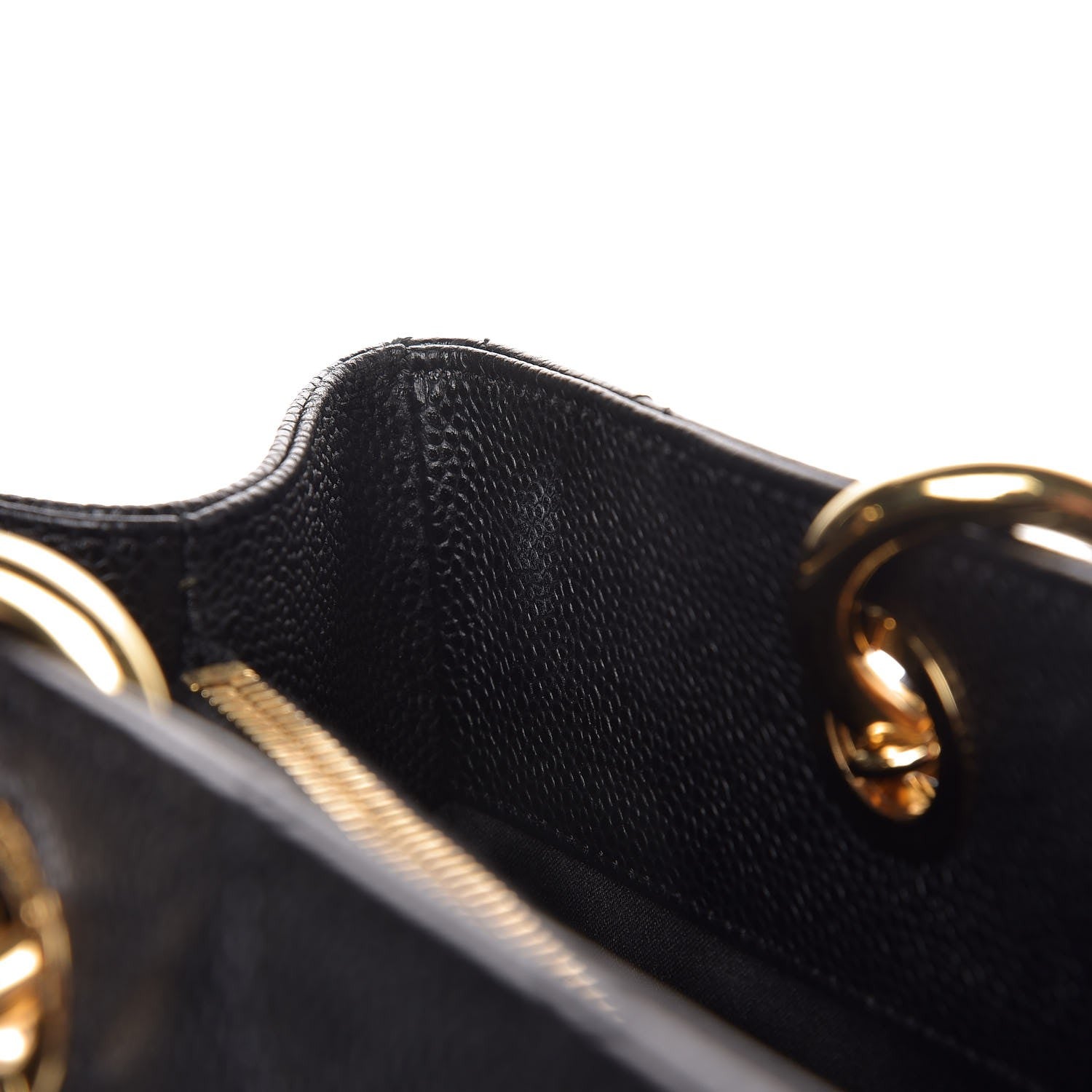 Chanel Caviar Quilted Grand Shopping Tote GST Black 8 of 9