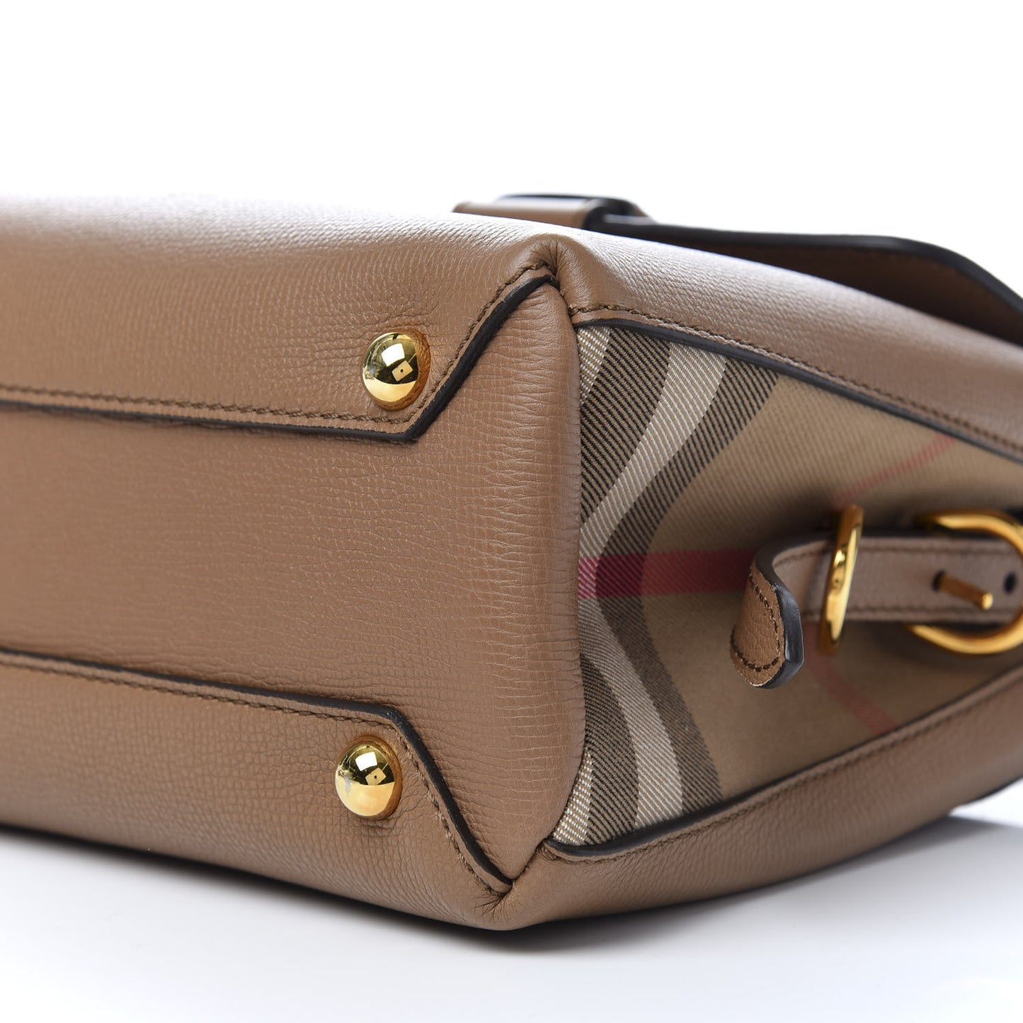 Derby Calfskin House Check Small Camberley Dark Sand