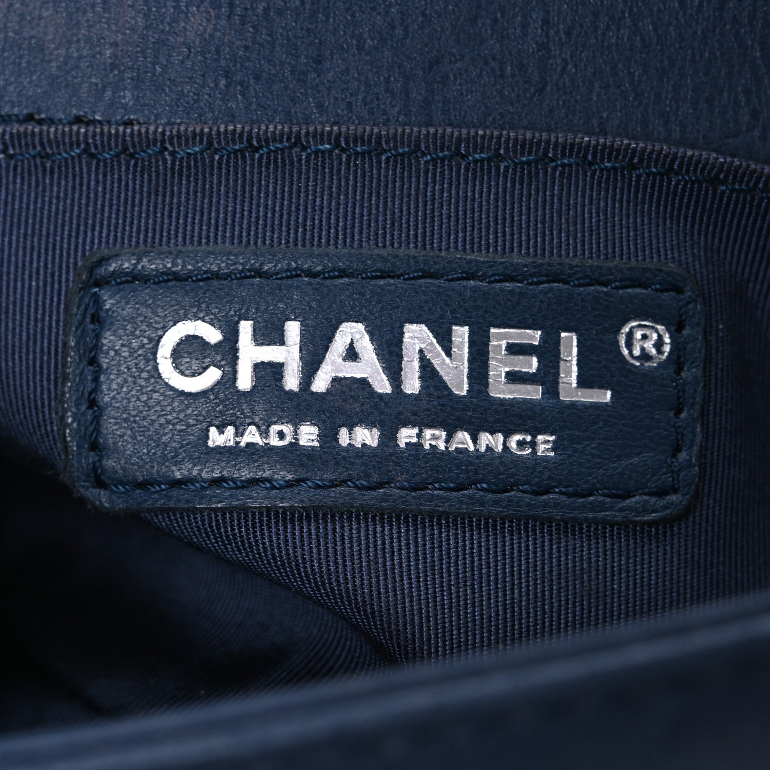 Chanel Calfskin Quilted Small Top Handle Boy Flap Navy 6 of 11