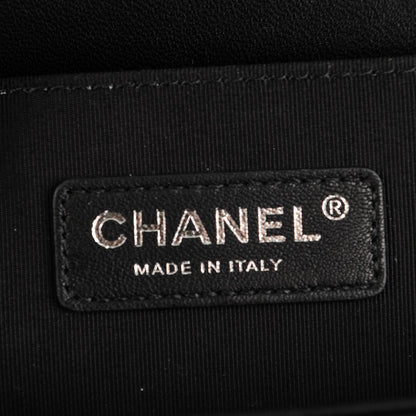 Chanel Lambskin Quilted Medium Boy Flap Black 6 of 7
