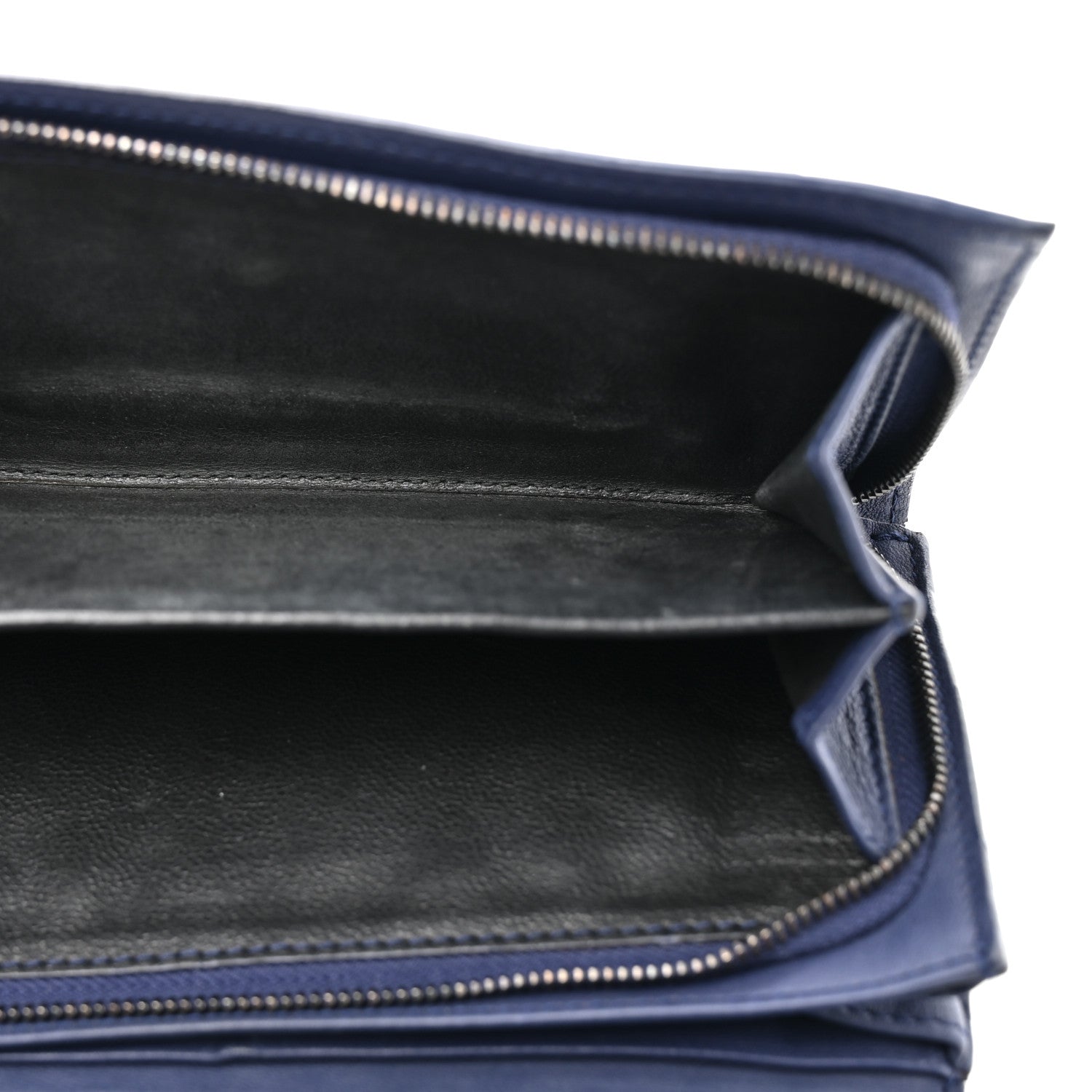 Bottega Veneta Nappa Intrecciato Continental Flap Wallet Dark Blue 5 of 16