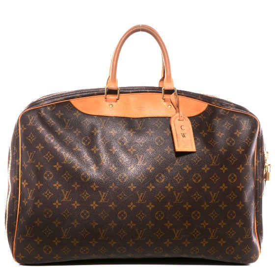 Louis Vuitton Monogram Alize 2 Compartment Luggage Travel Bag 1 of 8