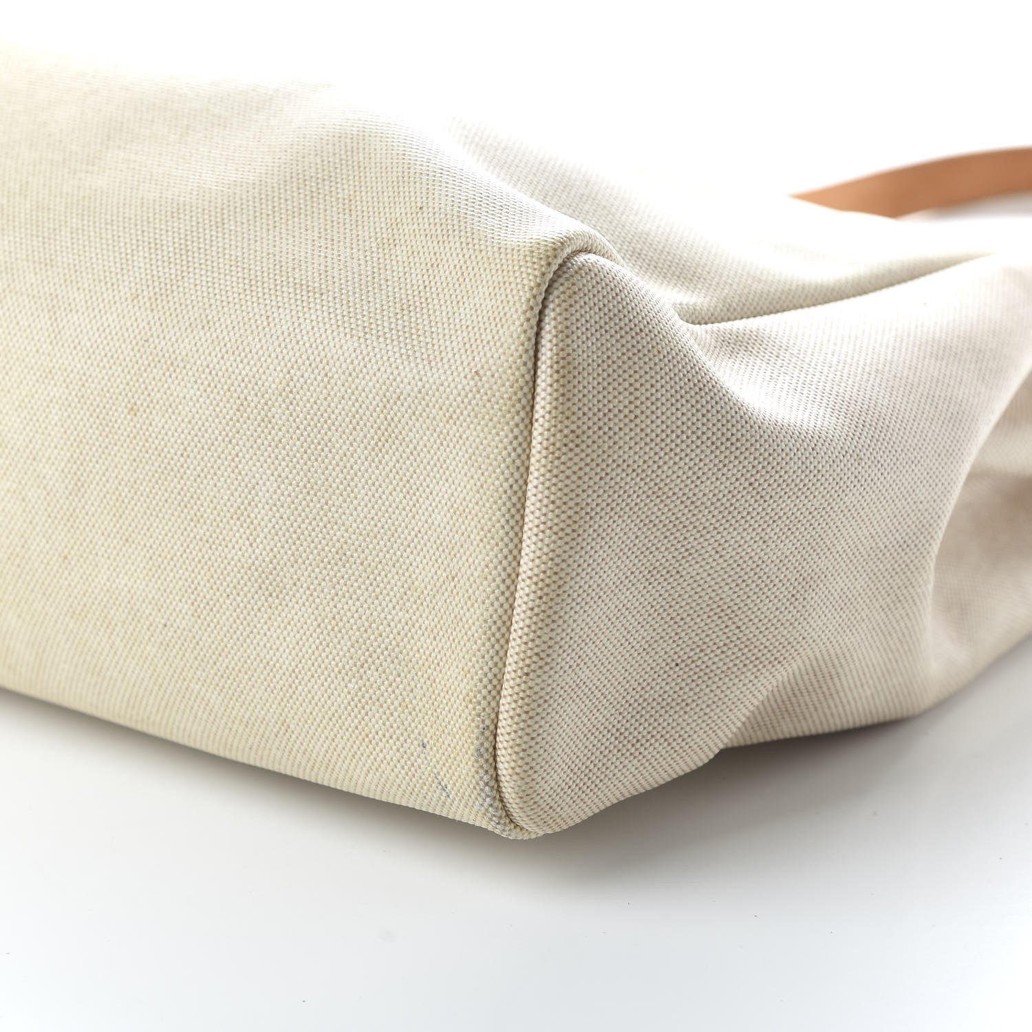Hermes Toile Vache Calfskin Herbag 40 GM Natural 7 of 9
