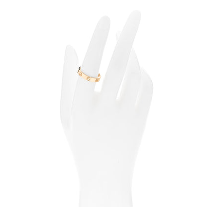 Cartier 18K Yellow Gold 3.5mm LOVE Wedding Band Ring 55 7.25 2 of 5
