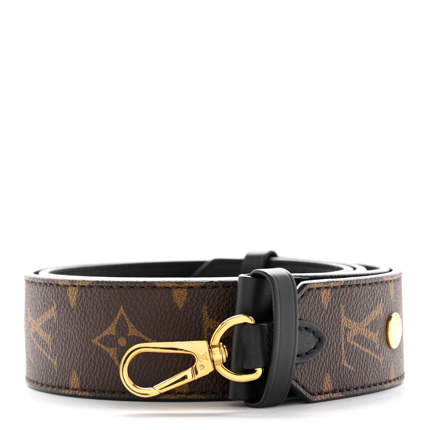 Monogram Adjustable Bandouliere Shoulder Strap Black