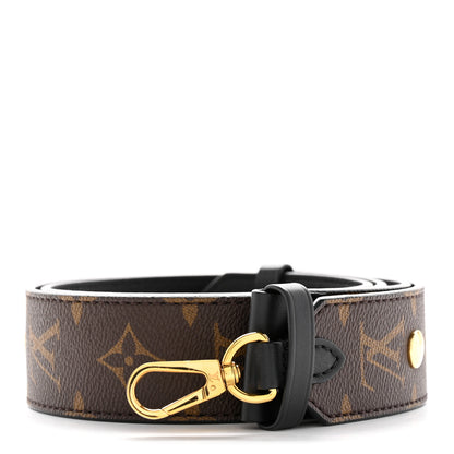 Louis Vuitton Monogram Adjustable Bandouliere Shoulder Strap Black 1 of 3