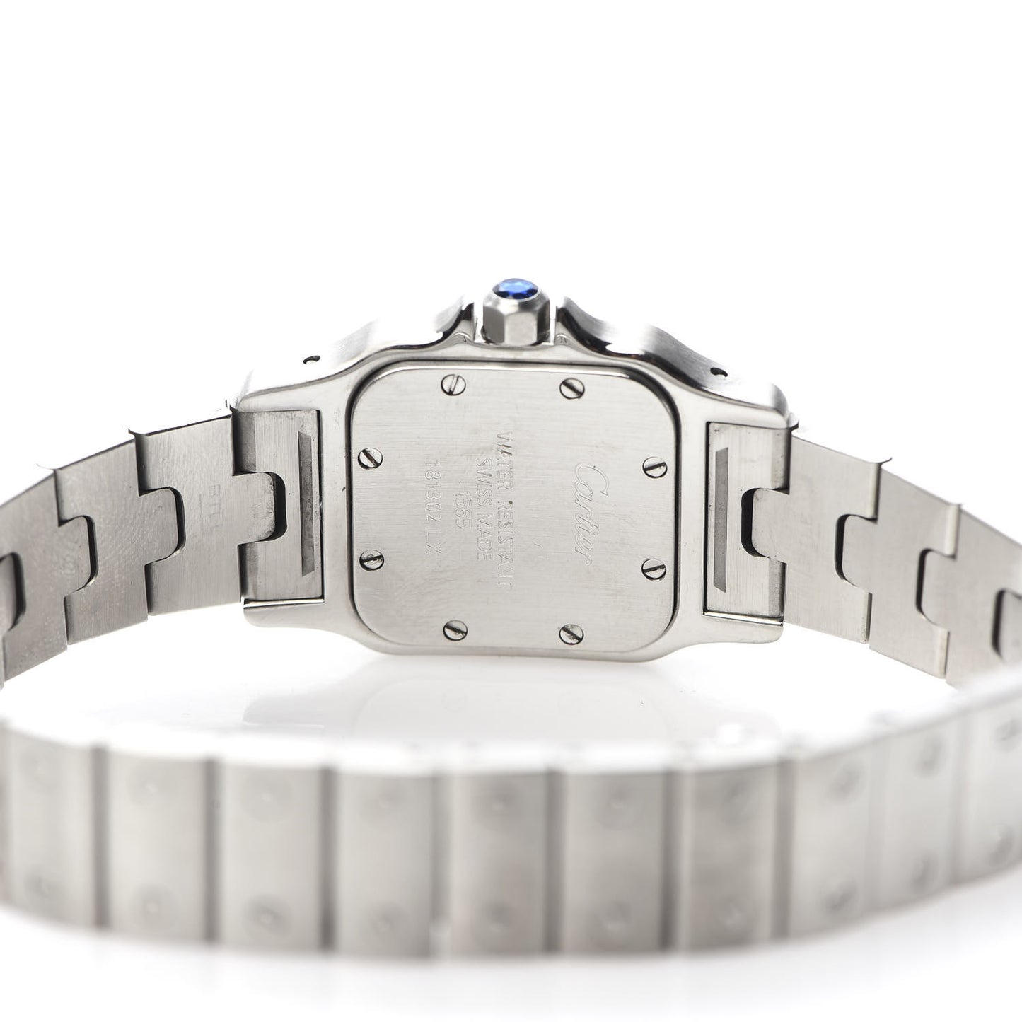 Stainless Steel 24mm Santos de Galbee Quartz Watch
