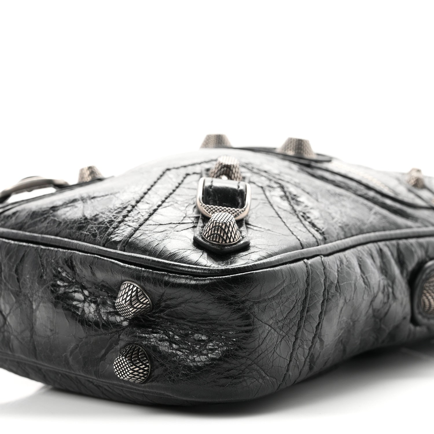 Balenciaga Agneau Arena Le Cagole Crossbody Bag Black 11 of 11