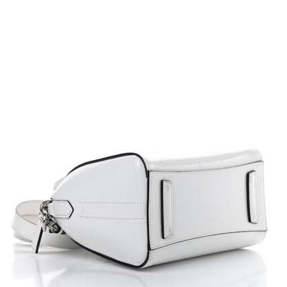 Givenchy Crinkled Patent Calfskin Mini Antigona White 4 of 16