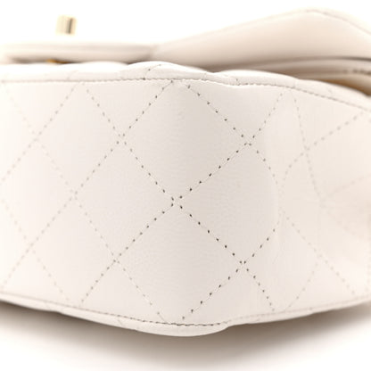 Chanel Caviar Quilted Small Double Flap White 10 of 12