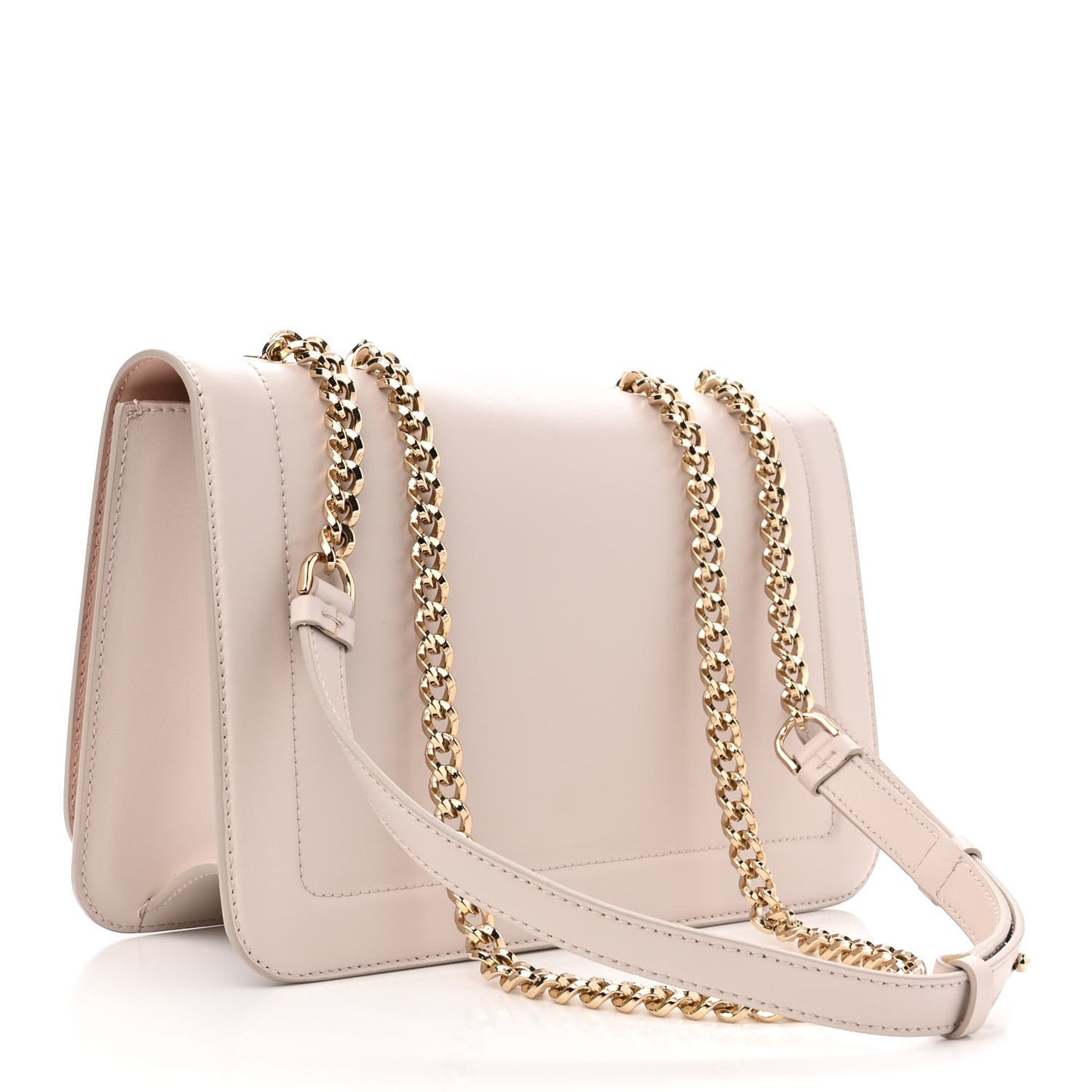 Smooth Calfskin Vara Bow Chain Flap Crossbody Jasmine Flow Bonbon