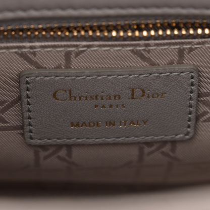 Christian Dior Lambskin Cannage Small Lucky Badges My Lady Dior Grey 8 of 13