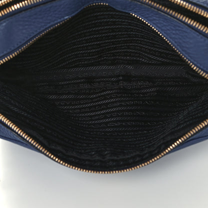 Prada Vitello Phenix Camera Bag Blue 6 of 14