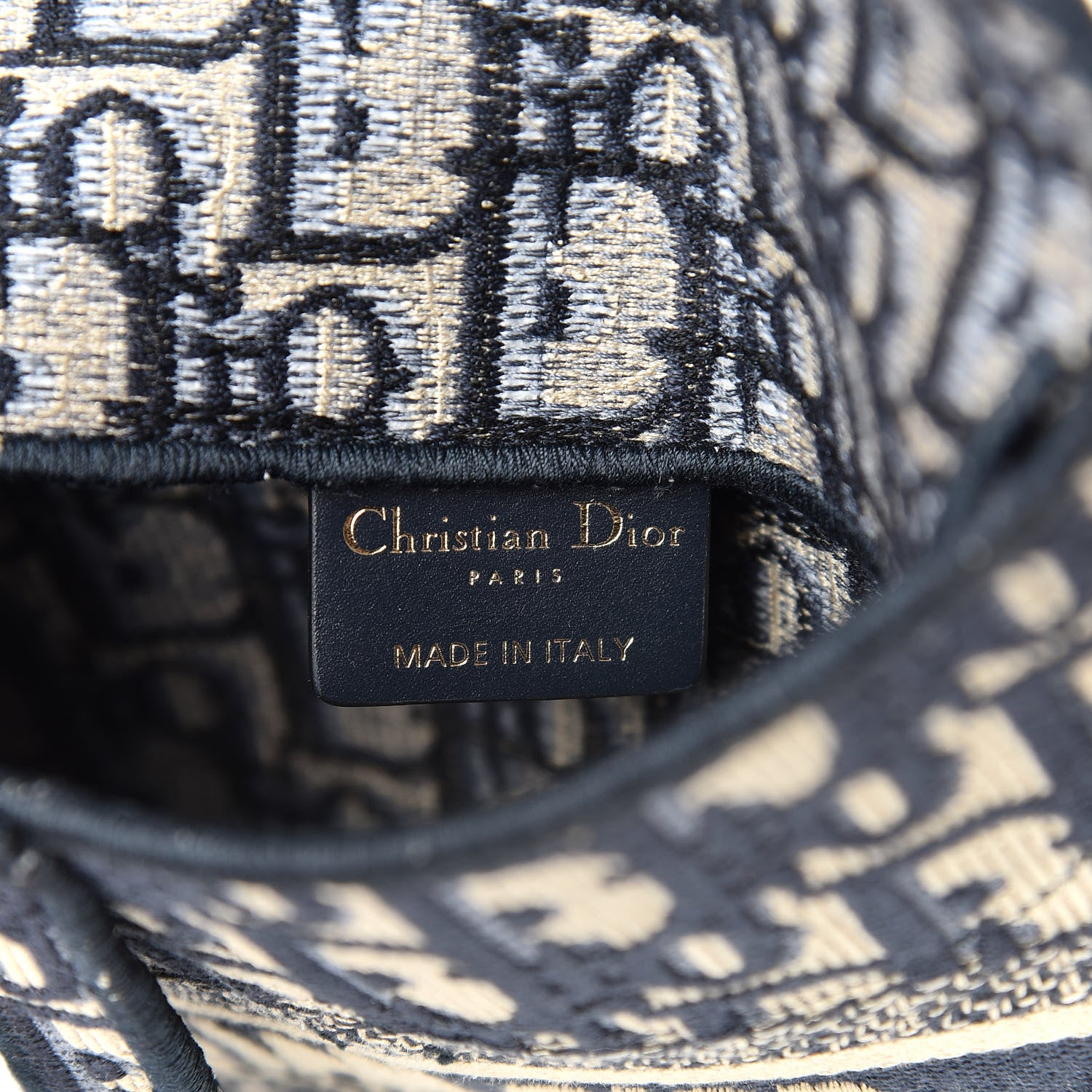 Christian Dior Oblique Saddle Pouch Blue 6 of 7