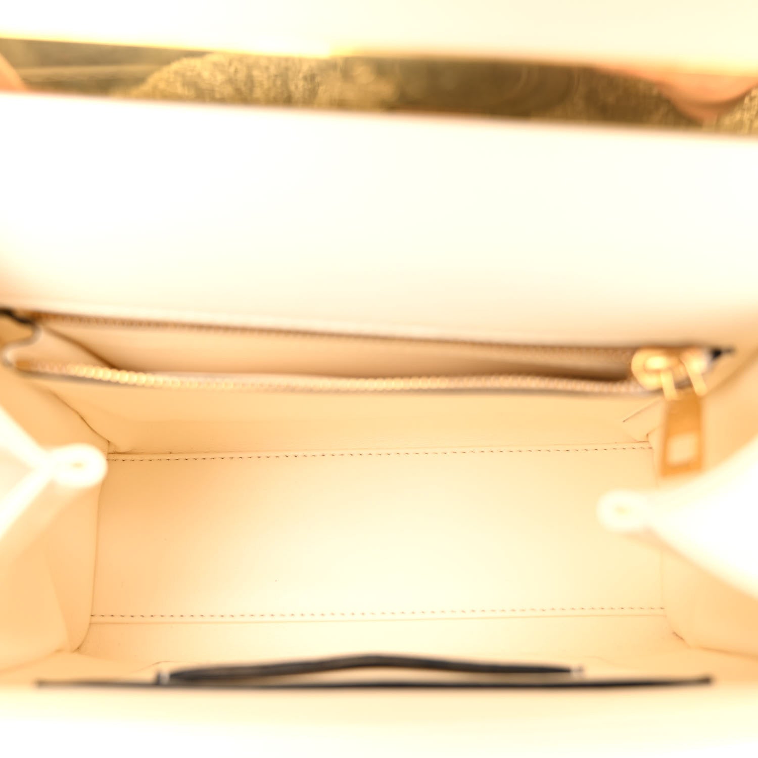 Valentino Garavani Nappa Small One Stud Top Handle Bag Ivory 5 of 10