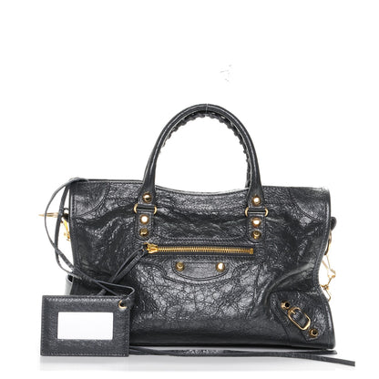 Balenciaga Agneau Classic Gold Hardware S City Gris Fossile 1 of 7