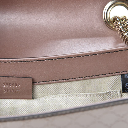 Gucci Shine Microguccissima Medium Emily Chain Shoulder Bag Dark Cipria 9 of 13