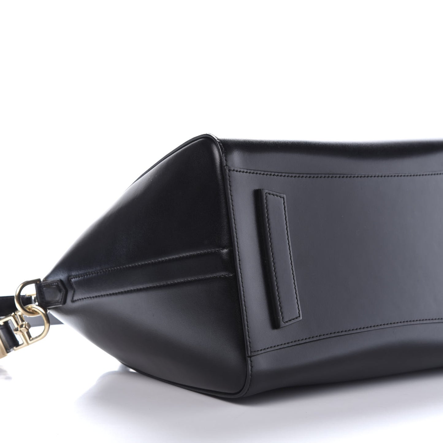 Shiny Lord Calfskin Medium Antigona Black