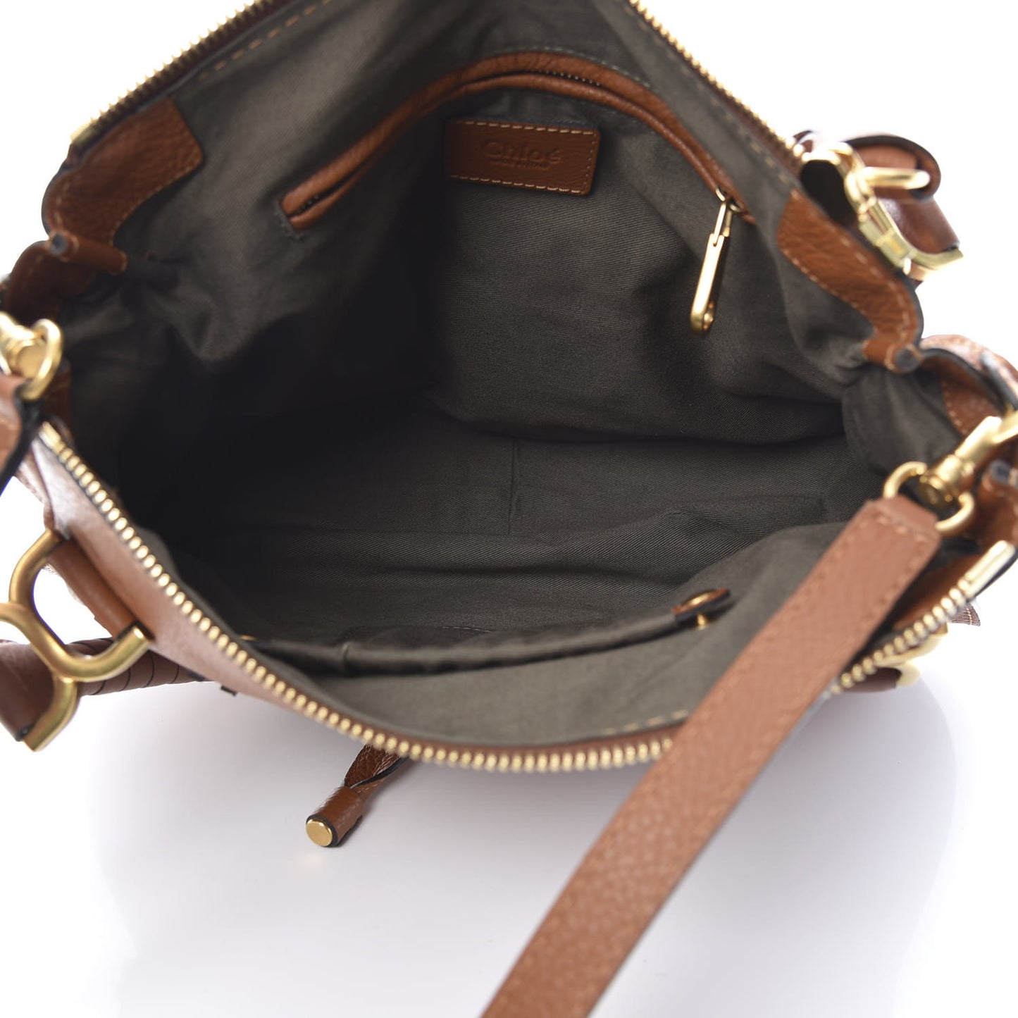 Calfskin Medium Marcie Satchel Tan
