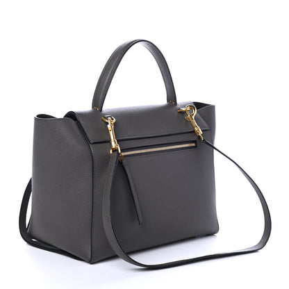 Celine Grained Calfskin Mini Belt Bag Grey 2 of 4