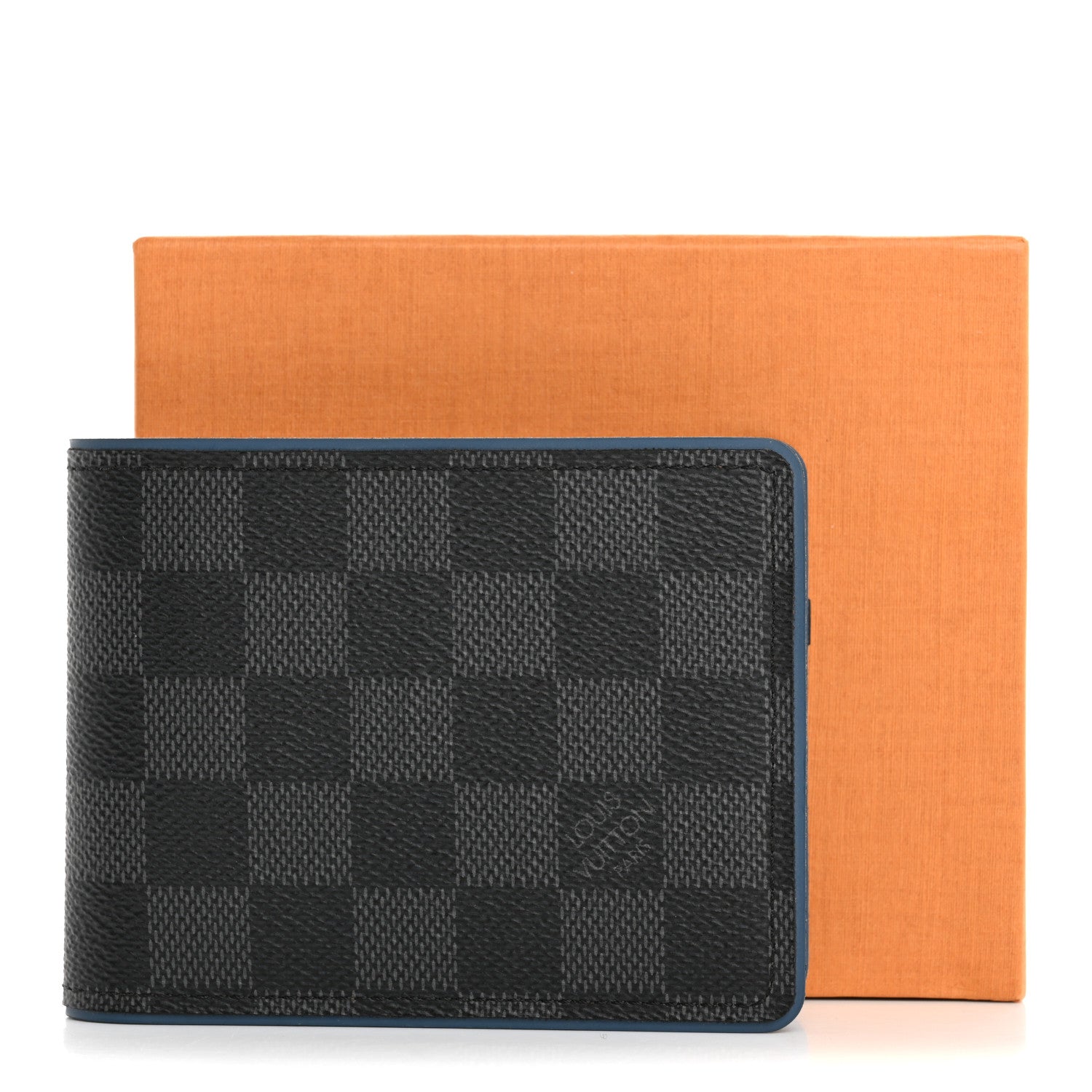 Louis Vuitton Damier Graphite Slender Wallet Blue 10 of 10