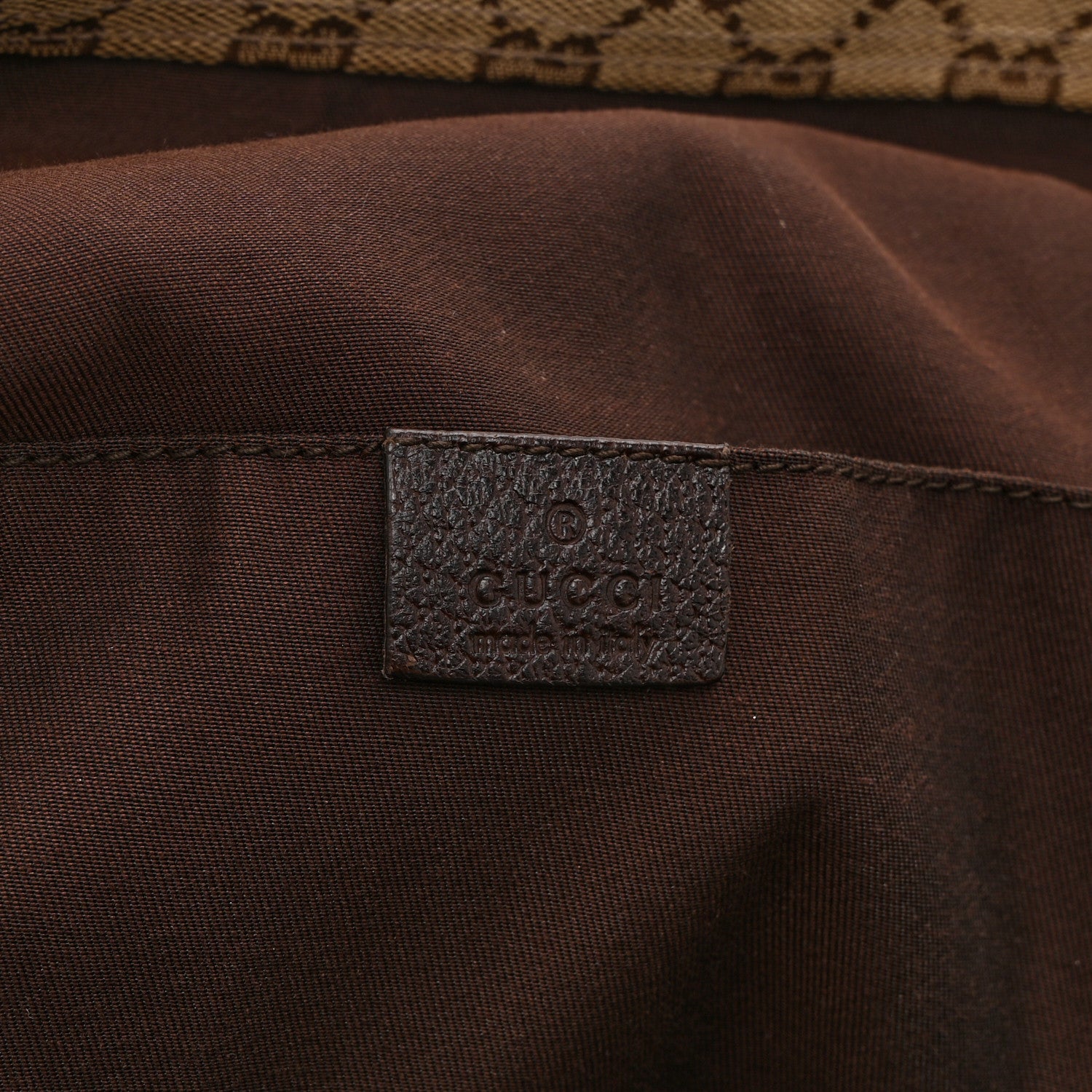 Gucci GG Monogram Medium Handle Vertical Tote Bag Dark Brown 6 of 13