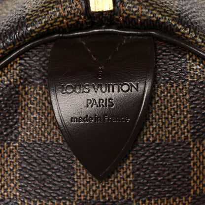 Louis Vuitton Damier Ebene Speedy 25 6 of 12