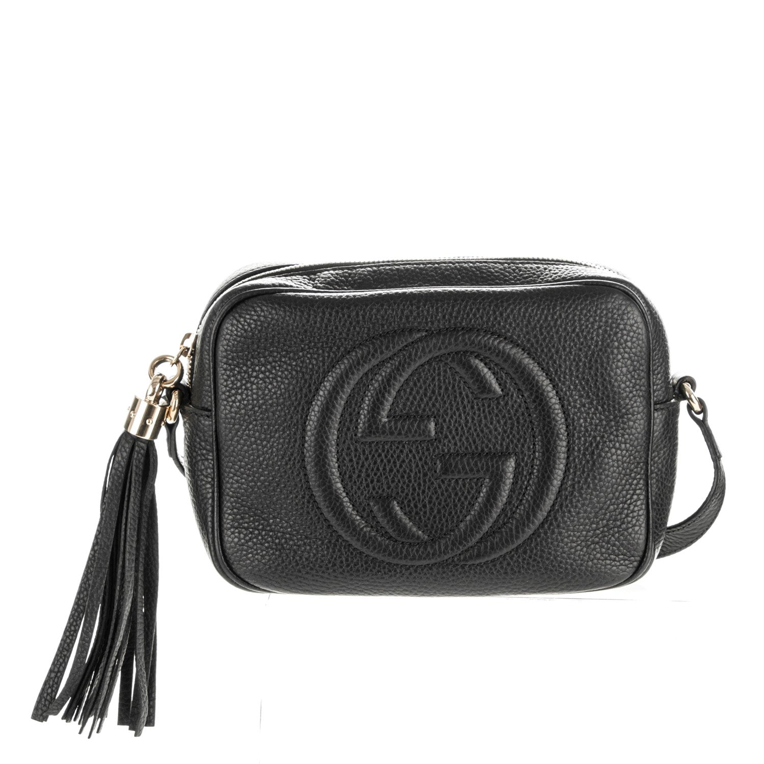 Gucci Pebbled Calfskin Small Soho Disco Bag Black 1 of 7