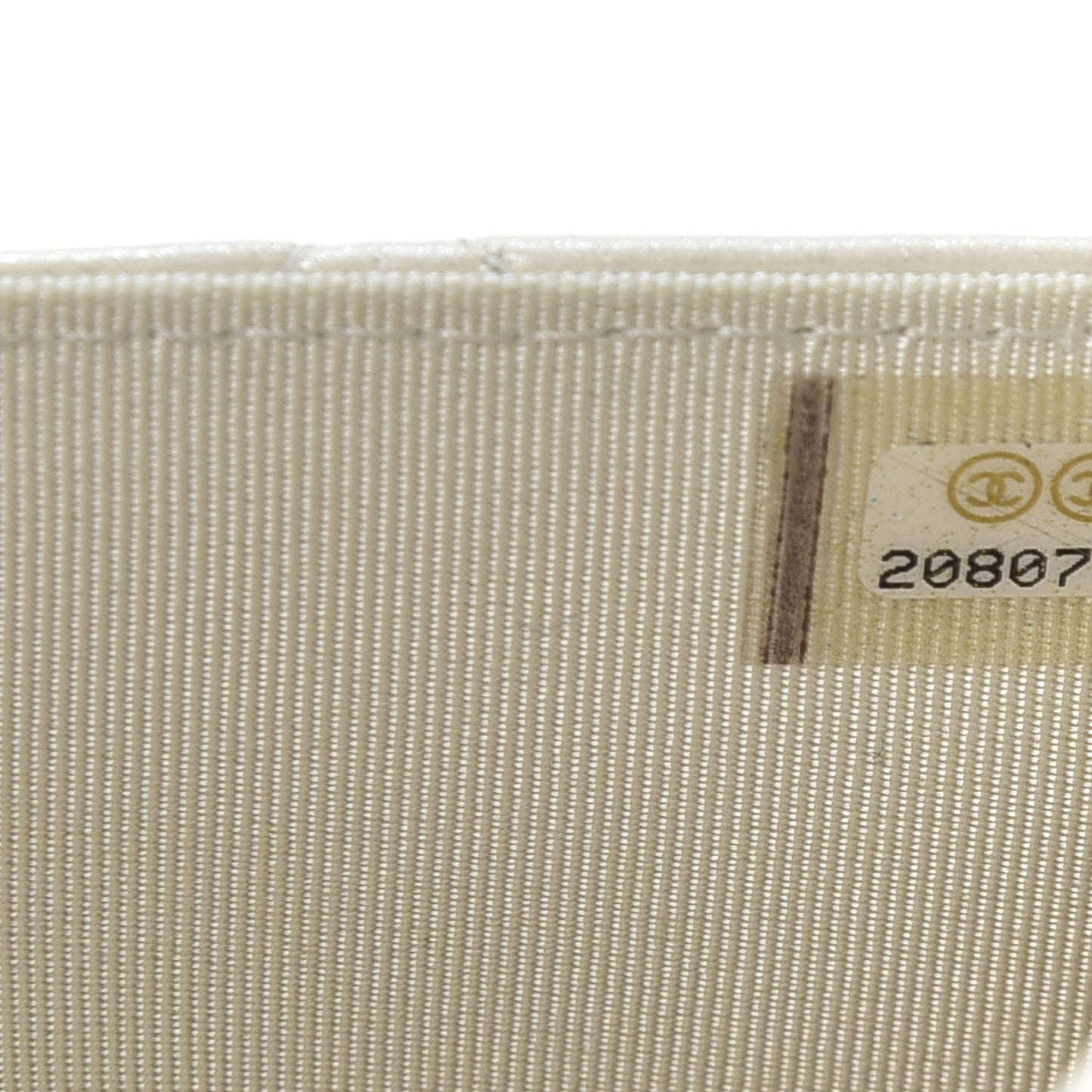 Metallic Calfskin Lucky Charms Casino 2.55 Reissue Wallet On Chain WOC Ivory
