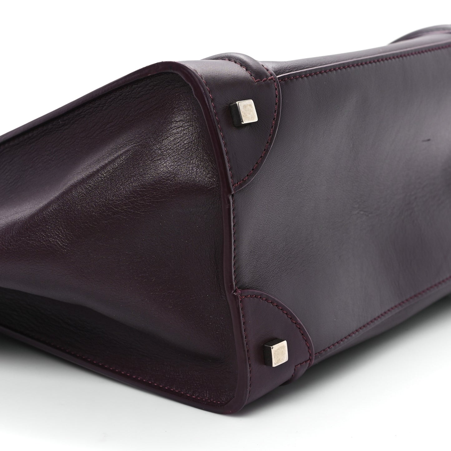 Smooth Calfskin Mini Luggage Burgundy