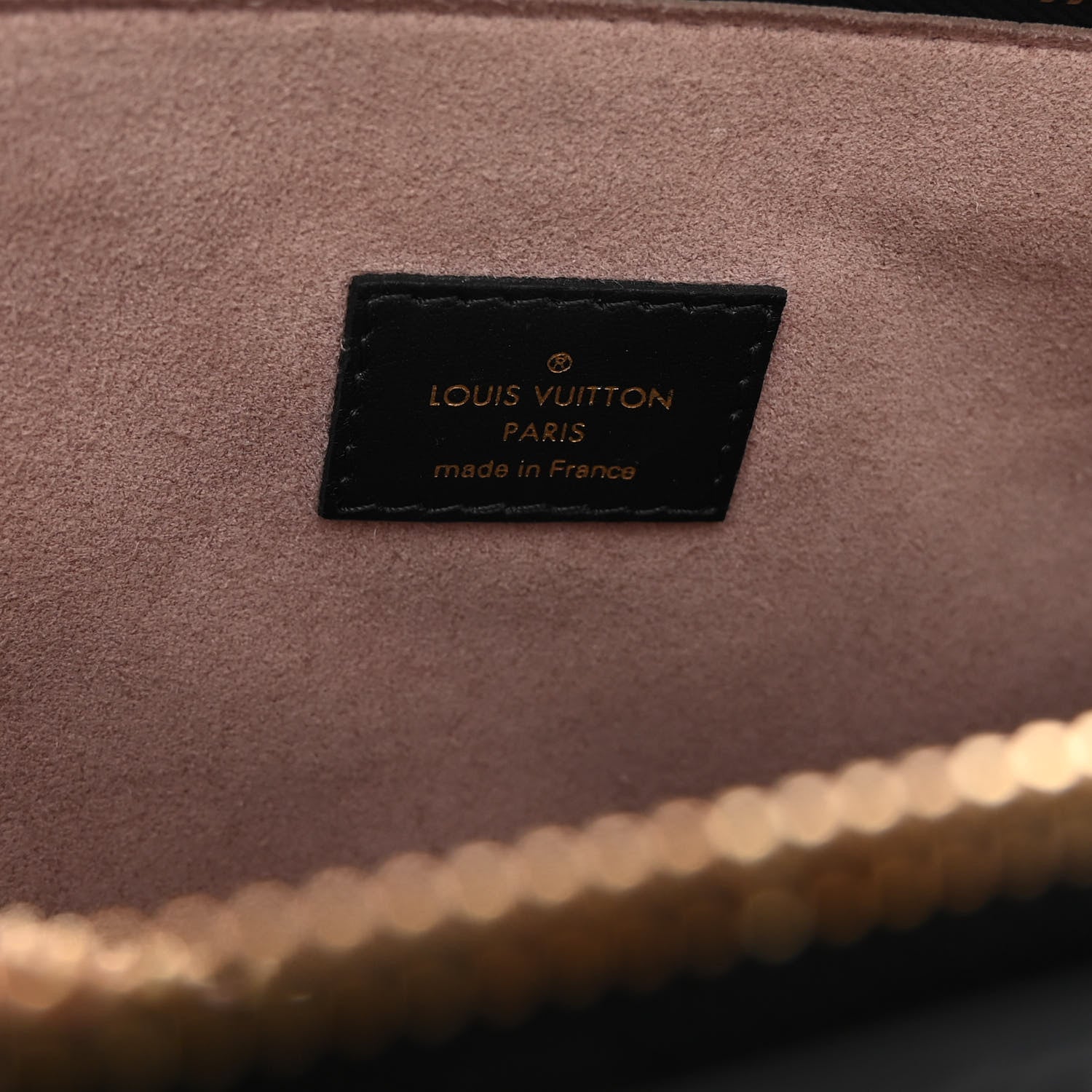 Louis Vuitton Lambskin Embossed Monogram Coussin PM Black 8 of 11