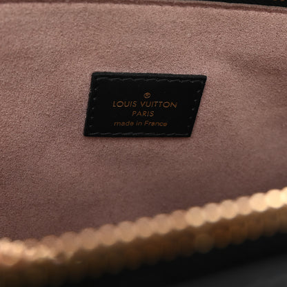 Louis Vuitton Lambskin Embossed Monogram Coussin PM Black 8 of 11