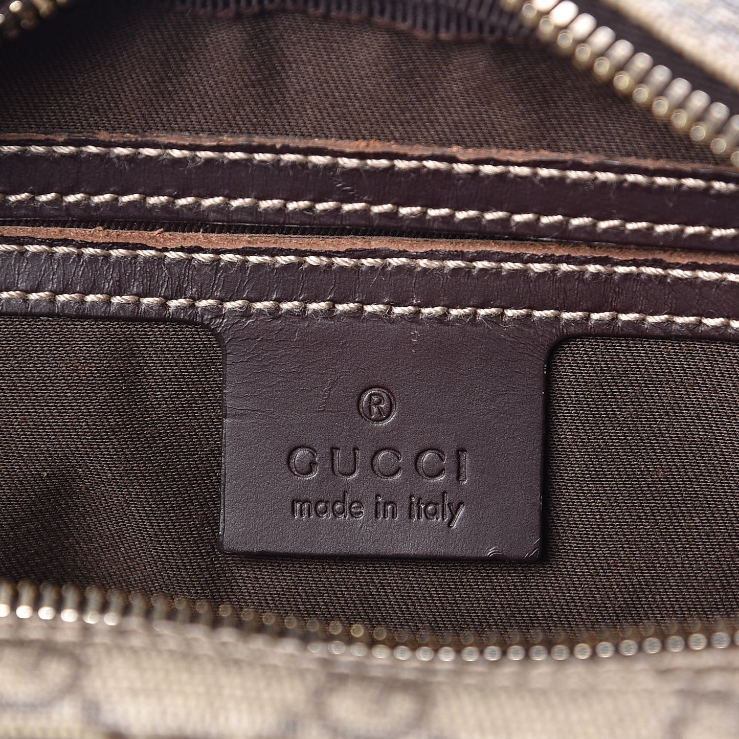 GG Plus Monogram Small Shoulder Bag Dark Brown