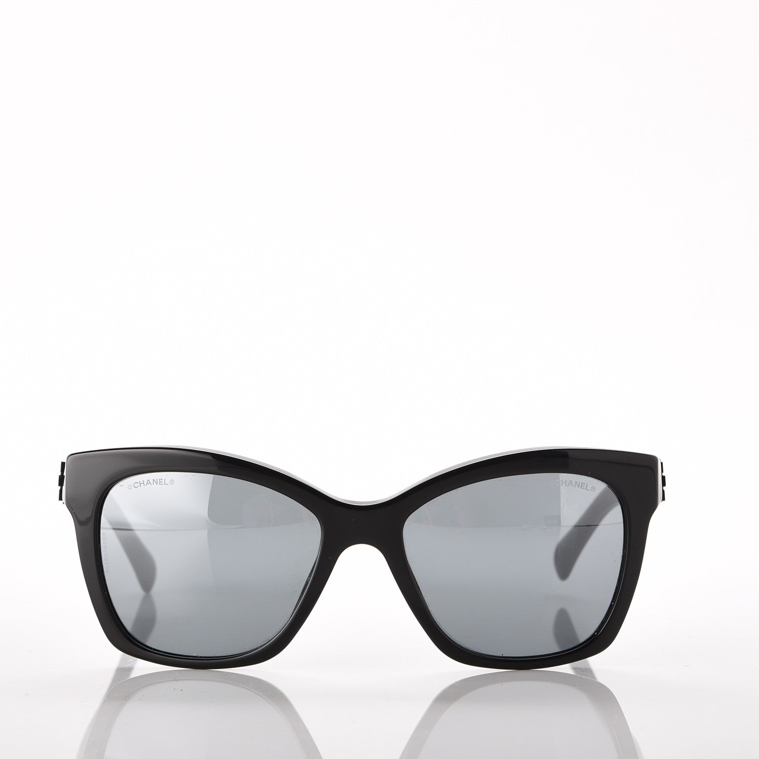 Chanel CC Butterfly Signature Sunglasses 5313 Black 2 of 7