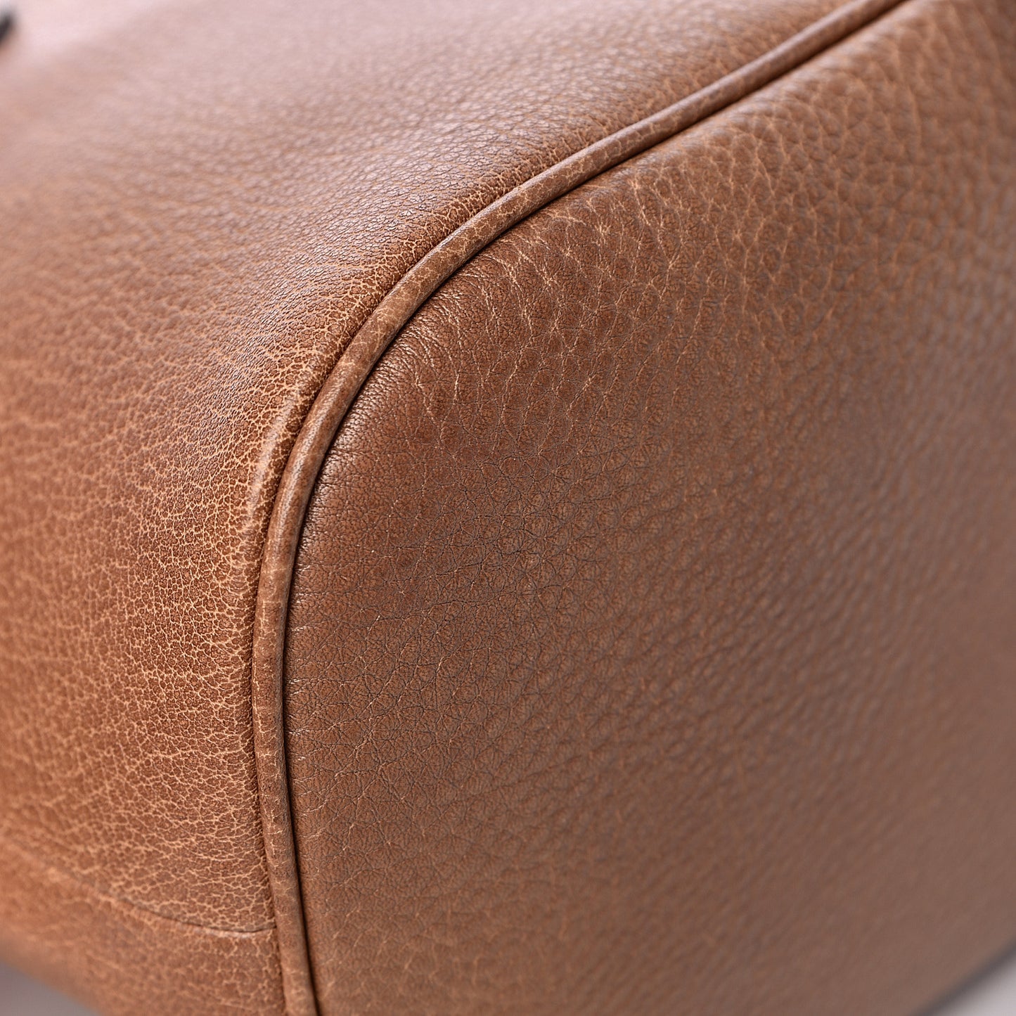 Calfskin Medium Web Dome Bag Brown