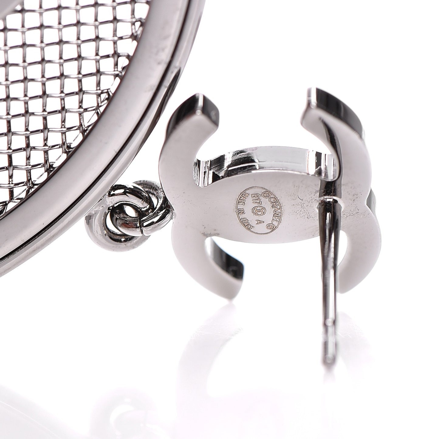 Ruthenium CC Drop Earrings