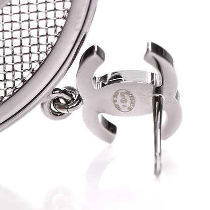 Chanel Ruthenium CC Drop Earrings 4 of 4