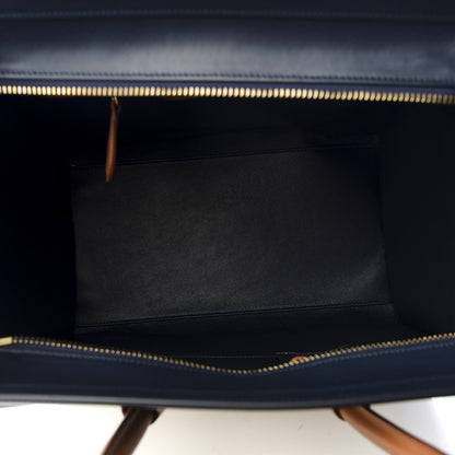 Celine Smooth Calfskin Mini Tri-Color Luggage Brown 4 of 9