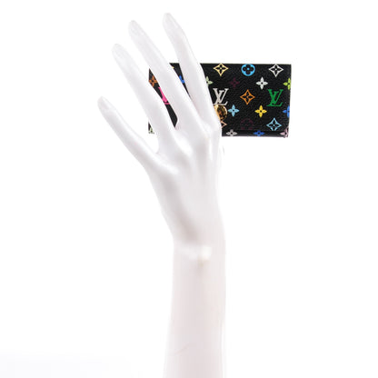 Louis Vuitton Monogram Multicolor Multicles 4 Key Holder Black Grenade 2 of 7