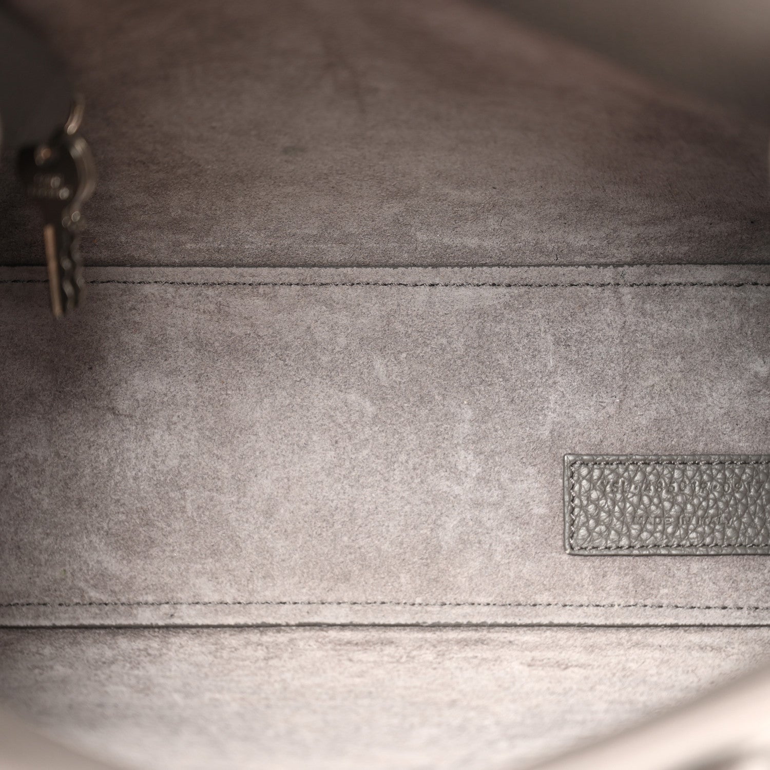 Saint Laurent Grained Calfskin Nano Supple Sac De Jour Fog 5 of 12