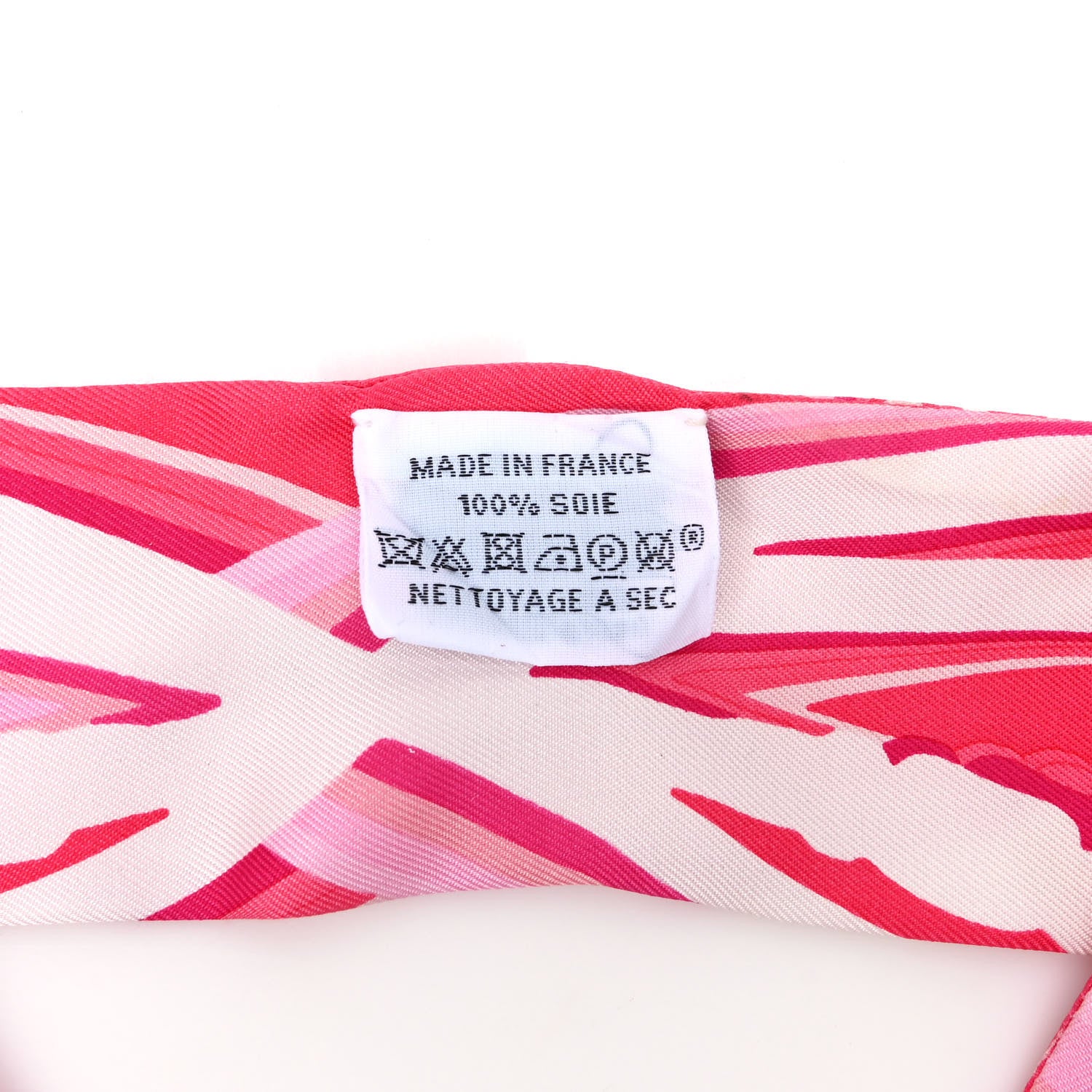 Hermes Silk Brides De Gala Shadow Twilly Rose White Fuchsia 3 of 4