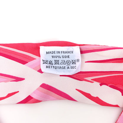 Hermes Silk Brides De Gala Shadow Twilly Rose White Fuchsia 3 of 4