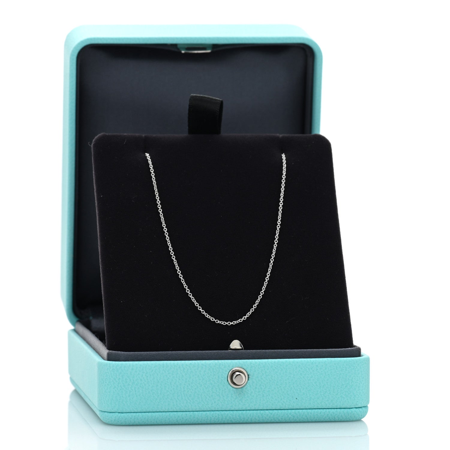 Tiffany 18K White Gold Chain Necklace 24" 5 of 5