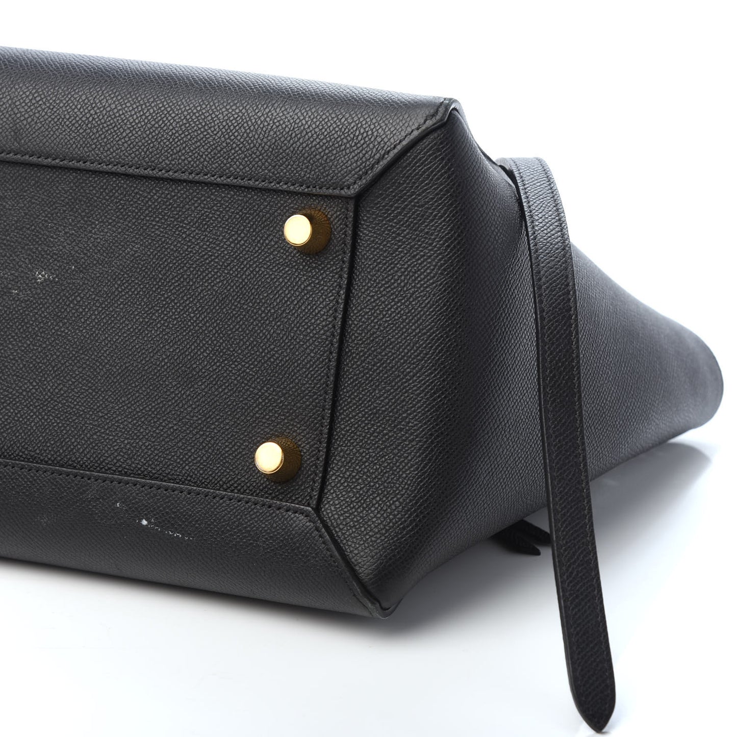 Grained Calfskin Mini Belt Bag Black