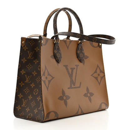 Louis Vuitton Reverse Monogram Giant Onthego MM 3 of 9